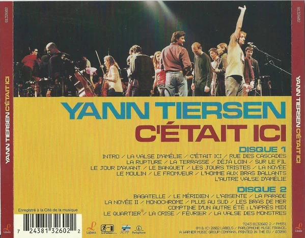 2xCD Yann Tiersen "C'était Ici" – photo 2